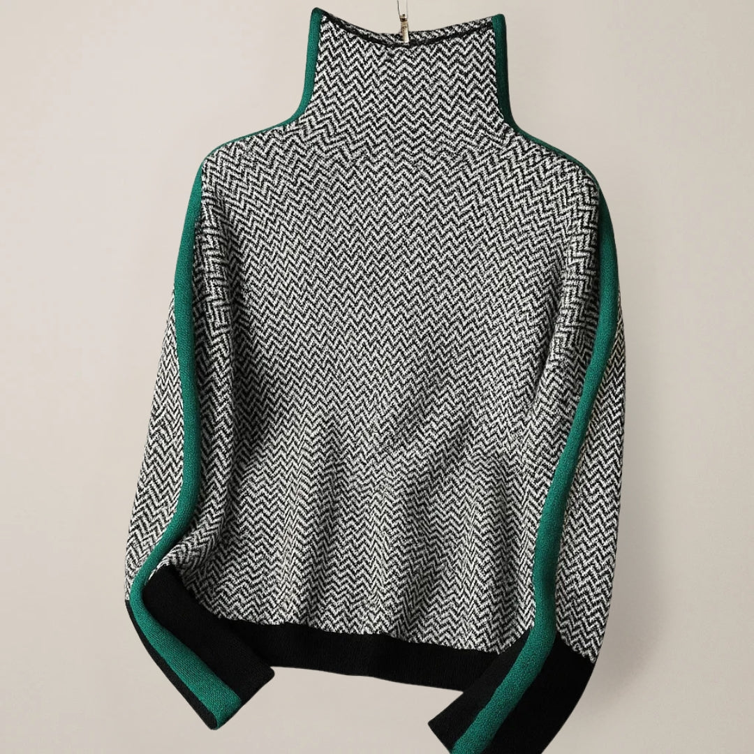 Ulla™ | Premium Sweater med høj krave