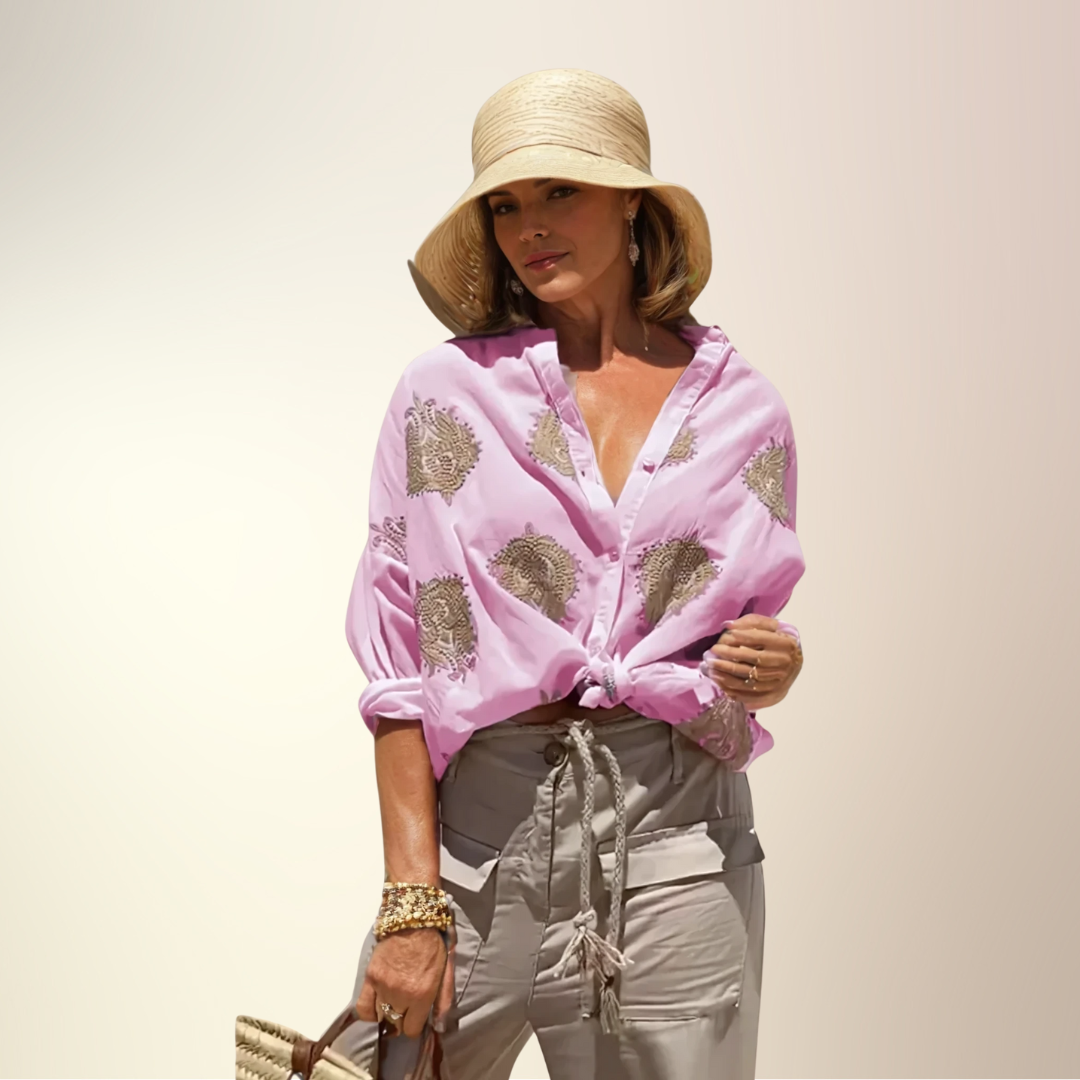 Simone | Stilfuld og trendy bluse