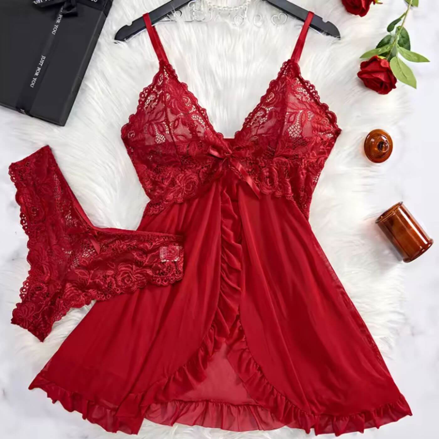 Lily – Forførende undertøjssæt i blonde