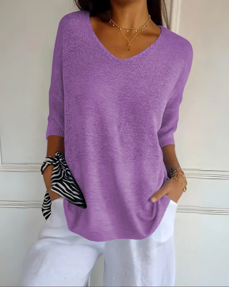 Helle | Åndbar bomuld, let og afslappet top