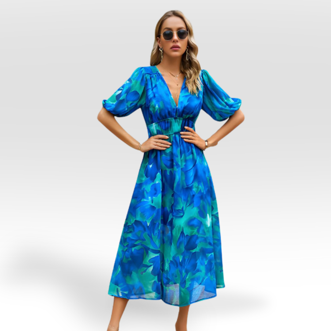 Olivia | Charmerende kjole med V-hals