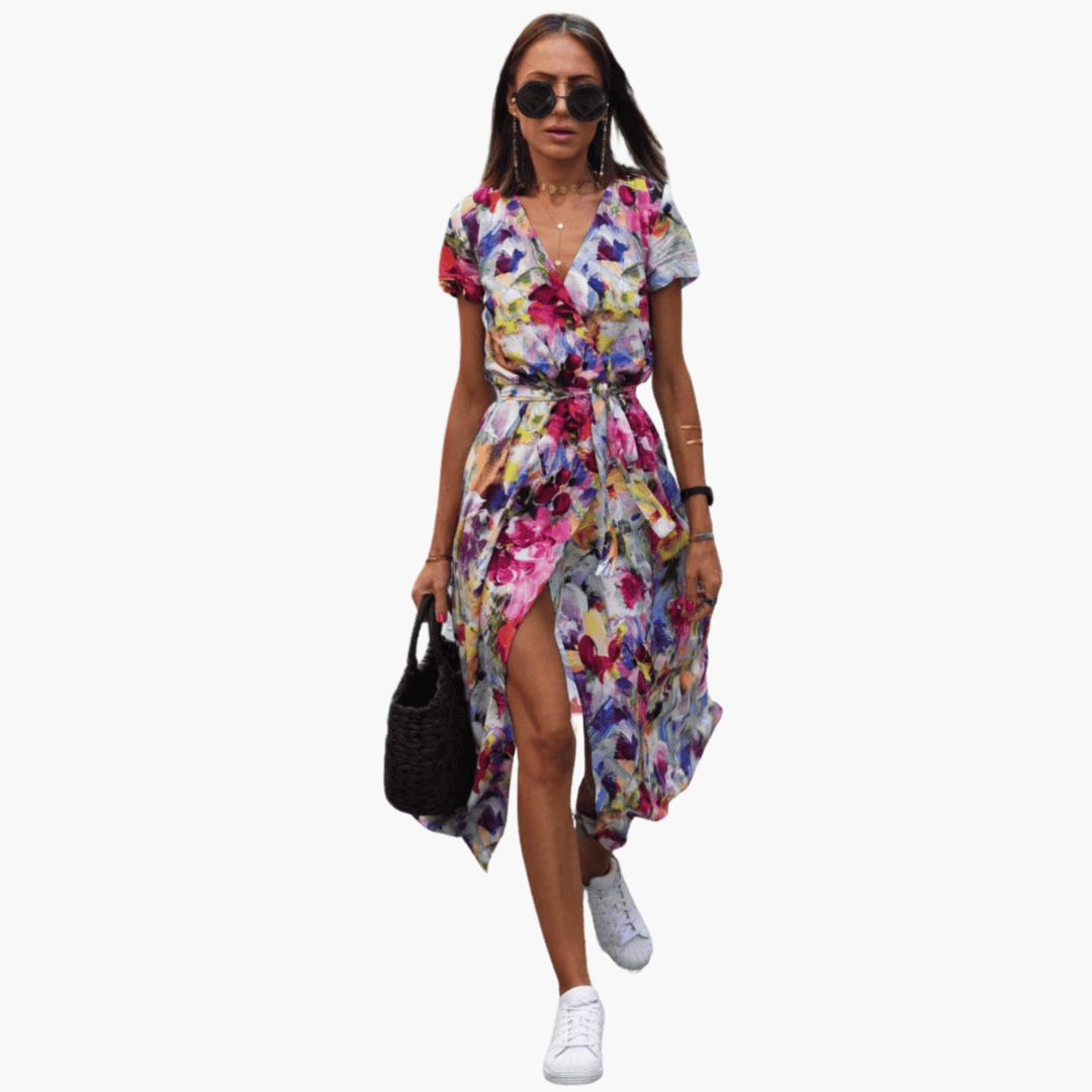 Emma | Elegant slå-om-kjole