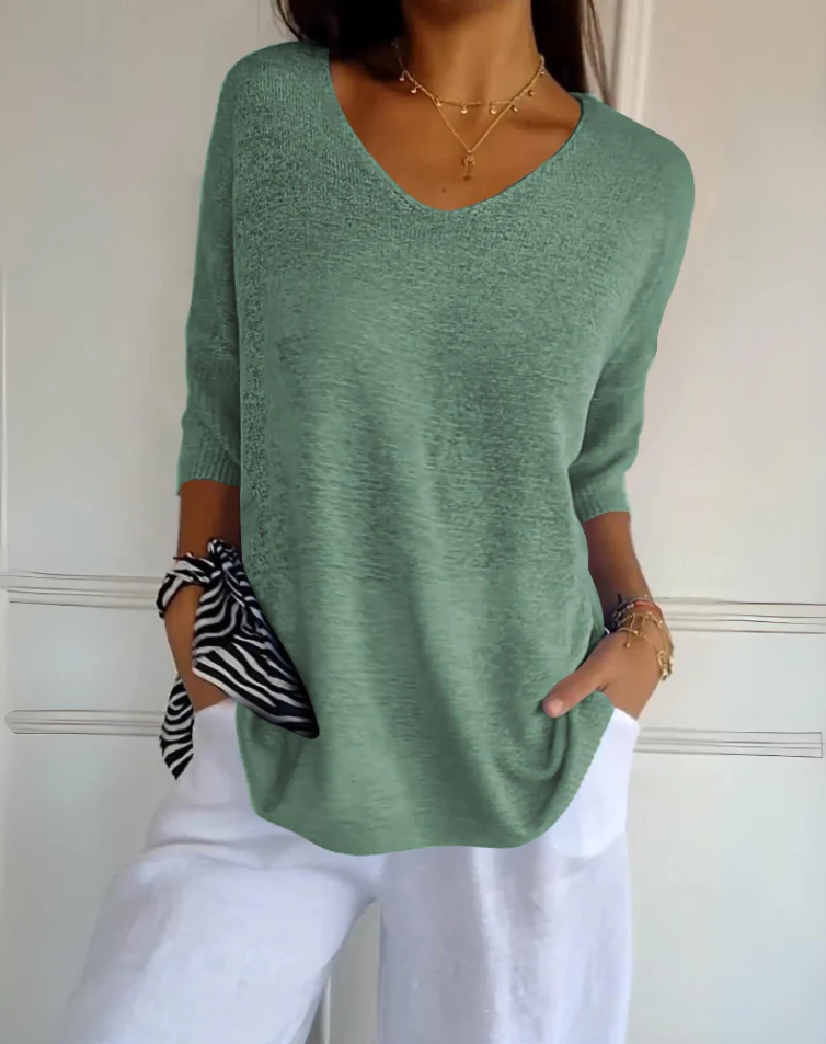 Helle | Åndbar bomuld, let og afslappet top