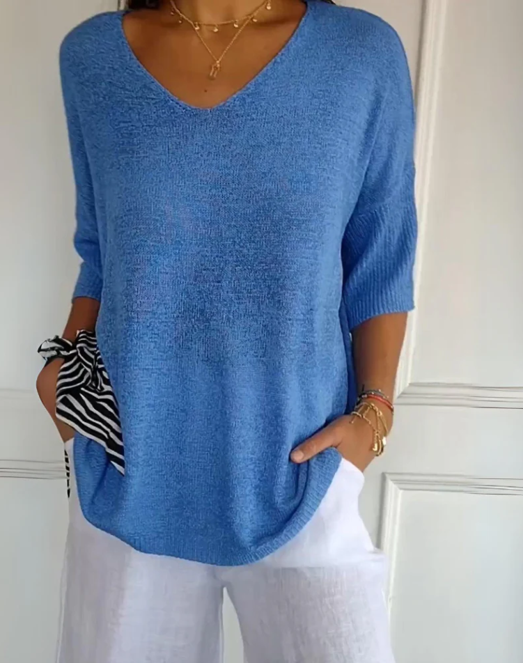 Helle | Åndbar bomuld, let og afslappet top